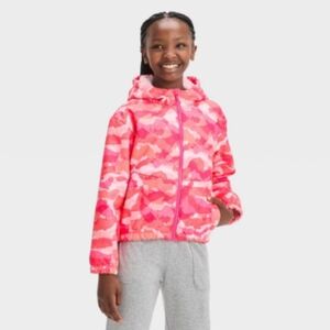 NEW! Girls' Softshell Jacket - All In Motion Pink XL